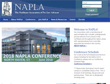 Tablet Screenshot of napla.org